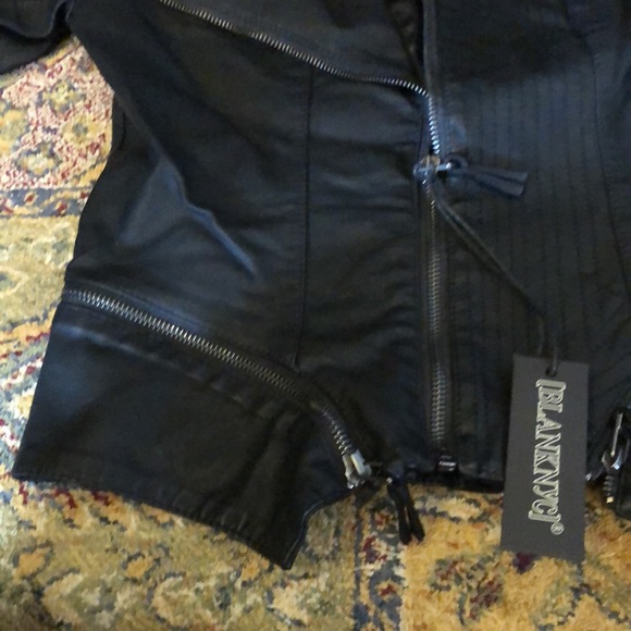 NWT XS BlankNYC black moto jacket - Picture 4 of 8